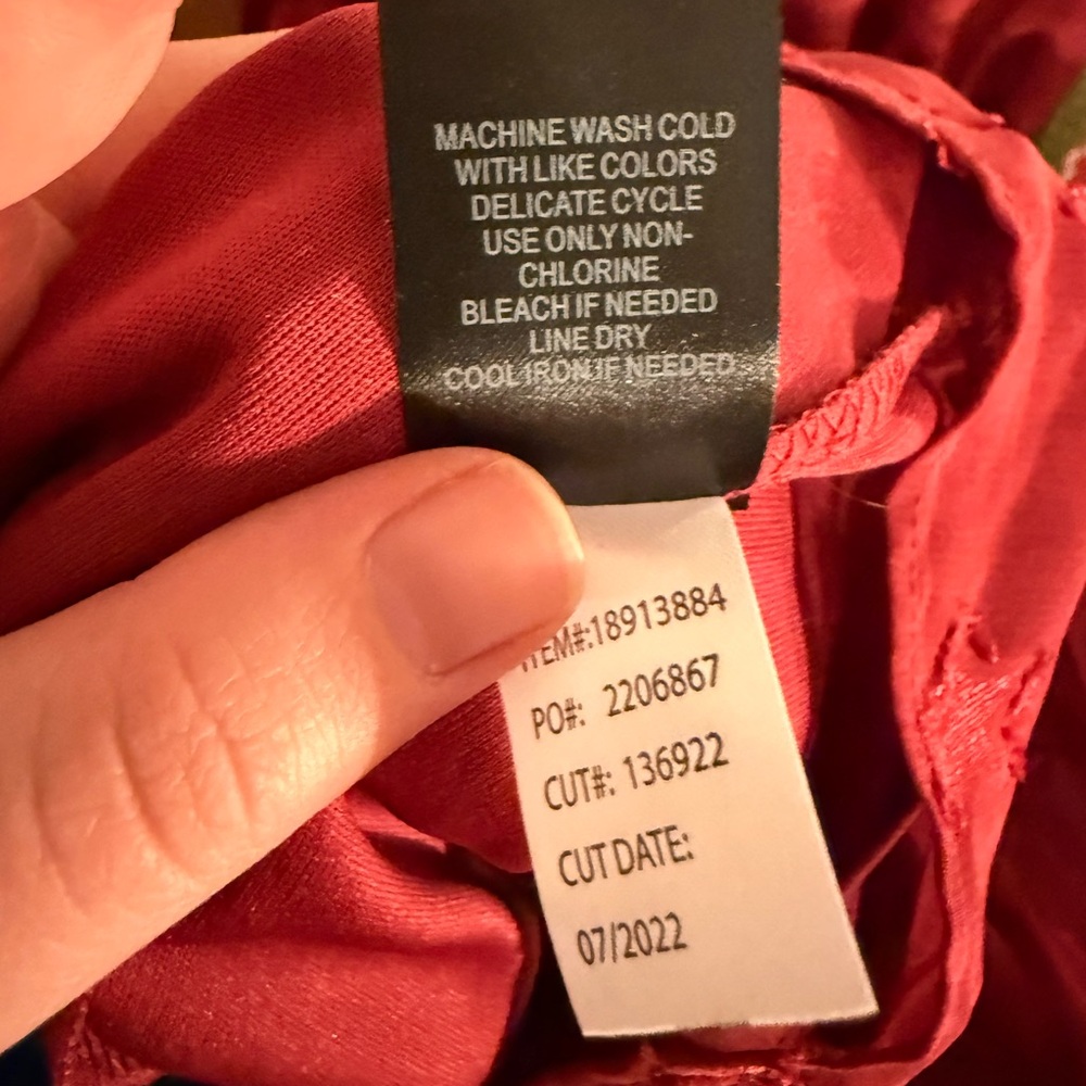 NWT Torrid Size 3X Red Purple Midi Clip Dot Star Dress Balloon Sleeves Tiered - Picture 12 of 12
